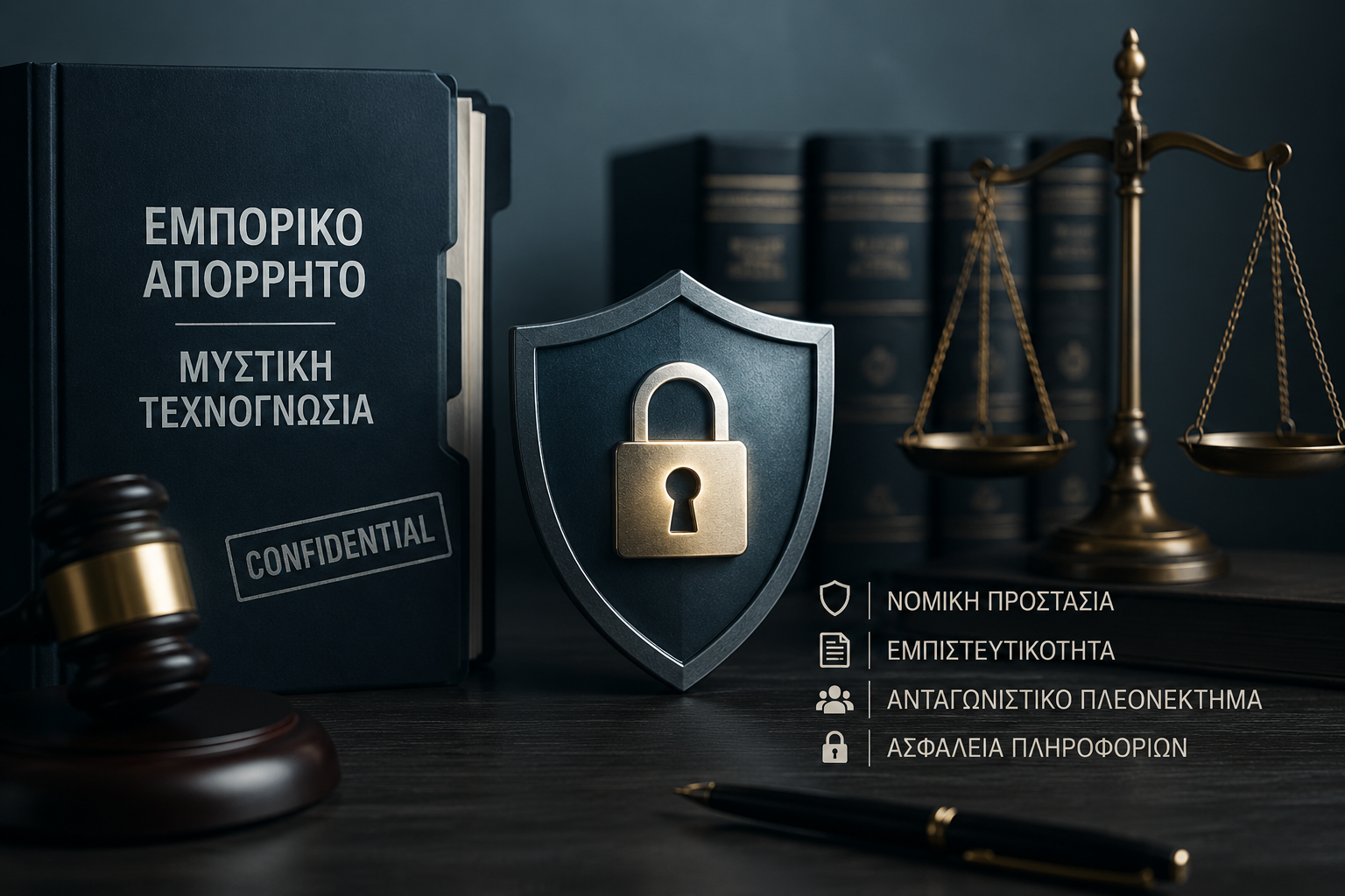 Η νομική προστασία του εμπορικού απορρήτου και της μυστικής τεχνογνωσίας